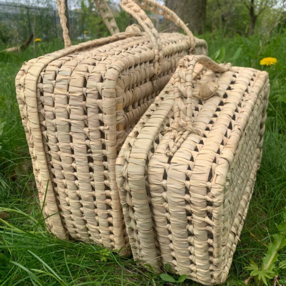 Set of 2 picnic baskets or storage baskets - Picture 6 of 10